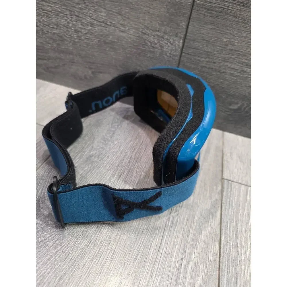 ANON SNOWBOARD GOGGLES, BRIGHT BLUE WITH MIRROR LENS + BAG A009375